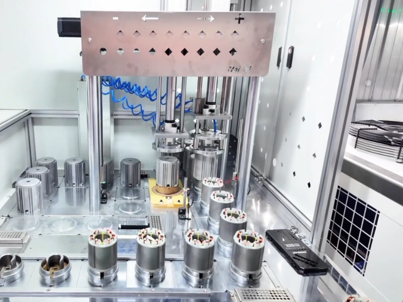 GuTuBao in-house automated production line for brushless DC motors, ensuring 100% quality control of core power components.