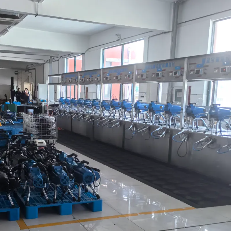 100% full inspection on GuTuBao airless paint sprayer testing platform, guaranteeing zero-defect OEM/ODM solutions at factory prices.