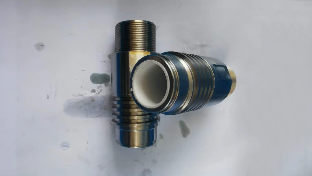 CNC-machined heavy-duty ceramic cylinder sleeve, an essential sprayer pump part for high-viscosity coatings.