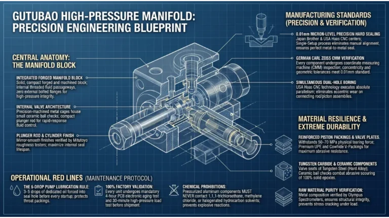 High-resolution industrial blueprint showing the internal mechanics of a high-pressure sprayer control valve for heavy-duty coating applications.