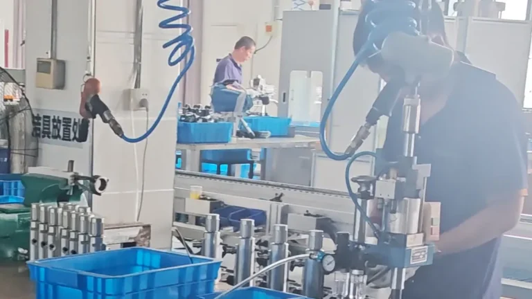 GUTUBAO manufacturing facility precision-assembling heavy-duty stainless steel fluid sections to solve sprayer pump not working issues with drop-in complete replacements.