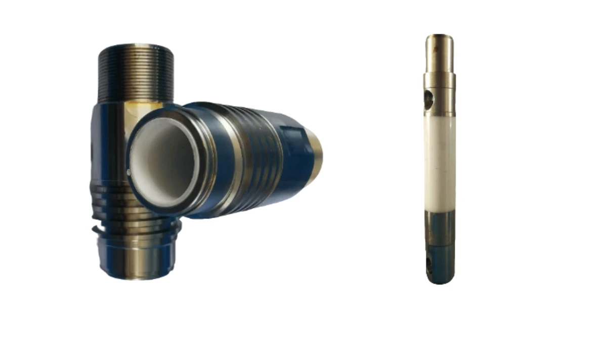 Ceramic-coated plunger rod and ceramic-lined cylinder sleeve for priming an airless sprayer pump — GUTUBAO fluid section